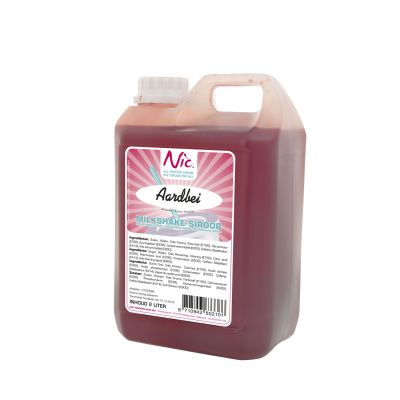 Aardbei Milkshake Siroop 2 ltr