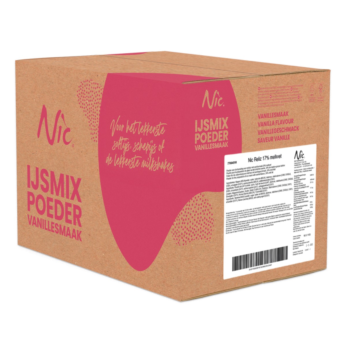 FRUSCO RELIZ 17 IJSMIX POEDER, doos 14×1 kg