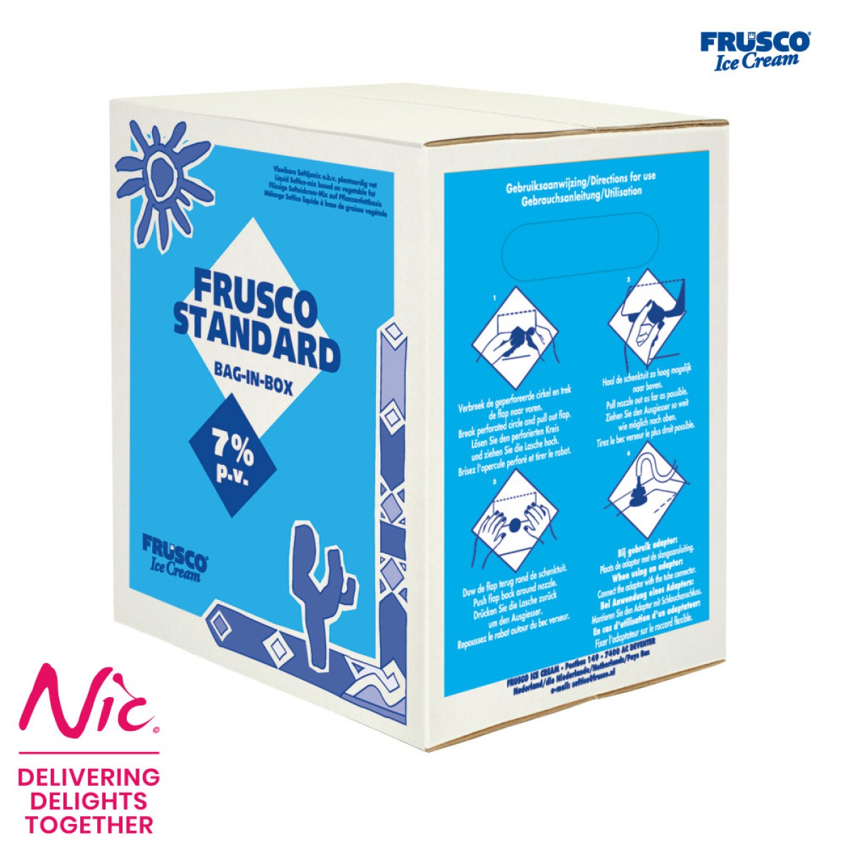 Frusco Standaard IJsmix Vib 7% PV (10 liter/11kg)