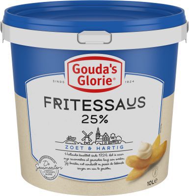 Gouda‘s Glorie Fritessaus 25% Blauw emmer 10L