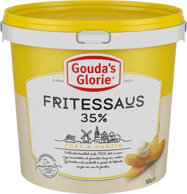 Gouda‘s Glorie Fritessaus 35% Geel emmer 10L