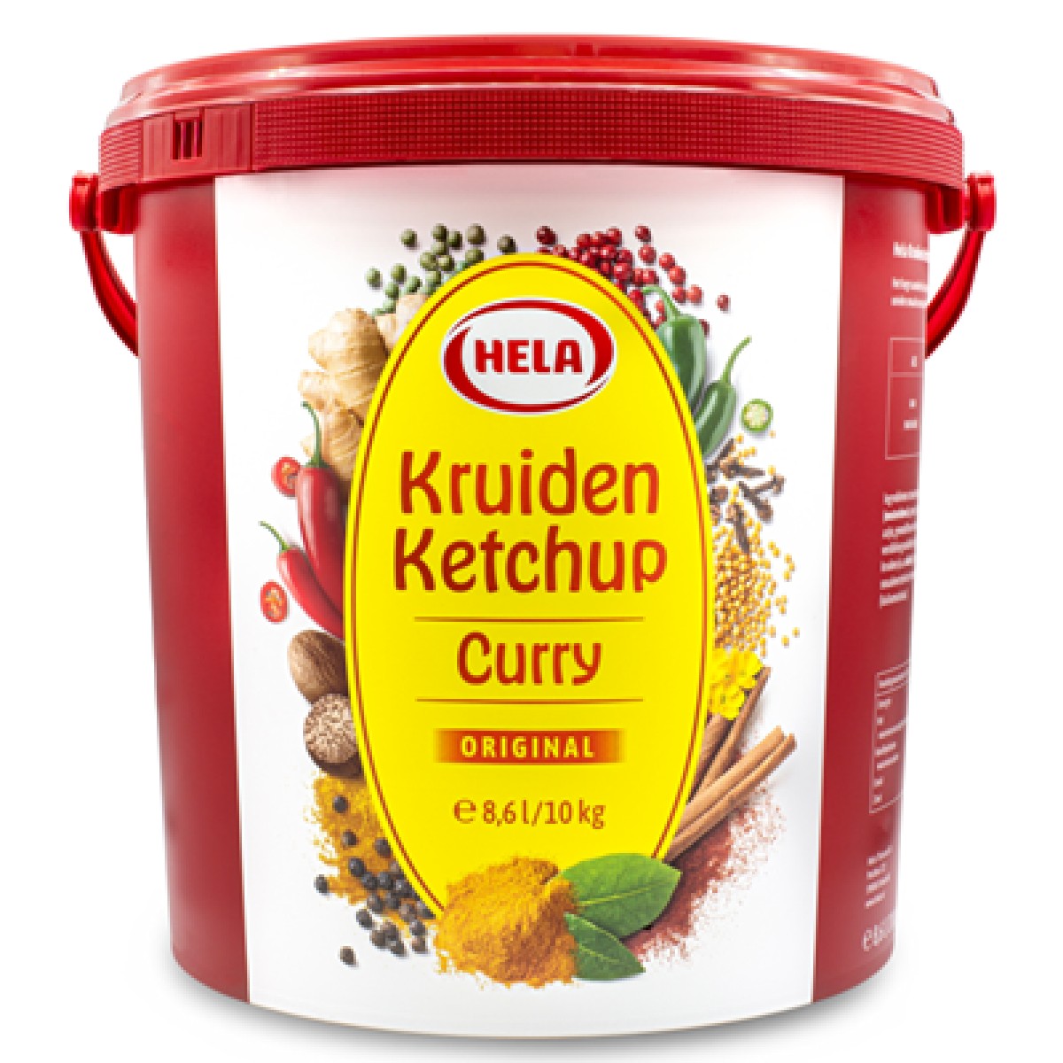 Hela Kruiden Ketchup Curry Original emmer 10kg