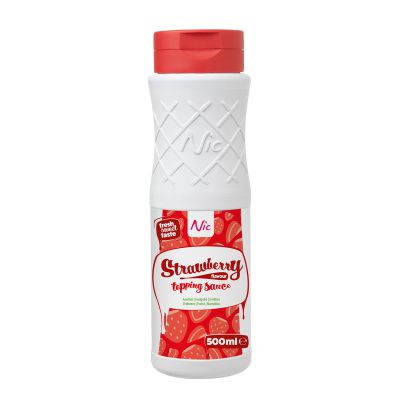 Nic IJS topping Strawberry 500 ML