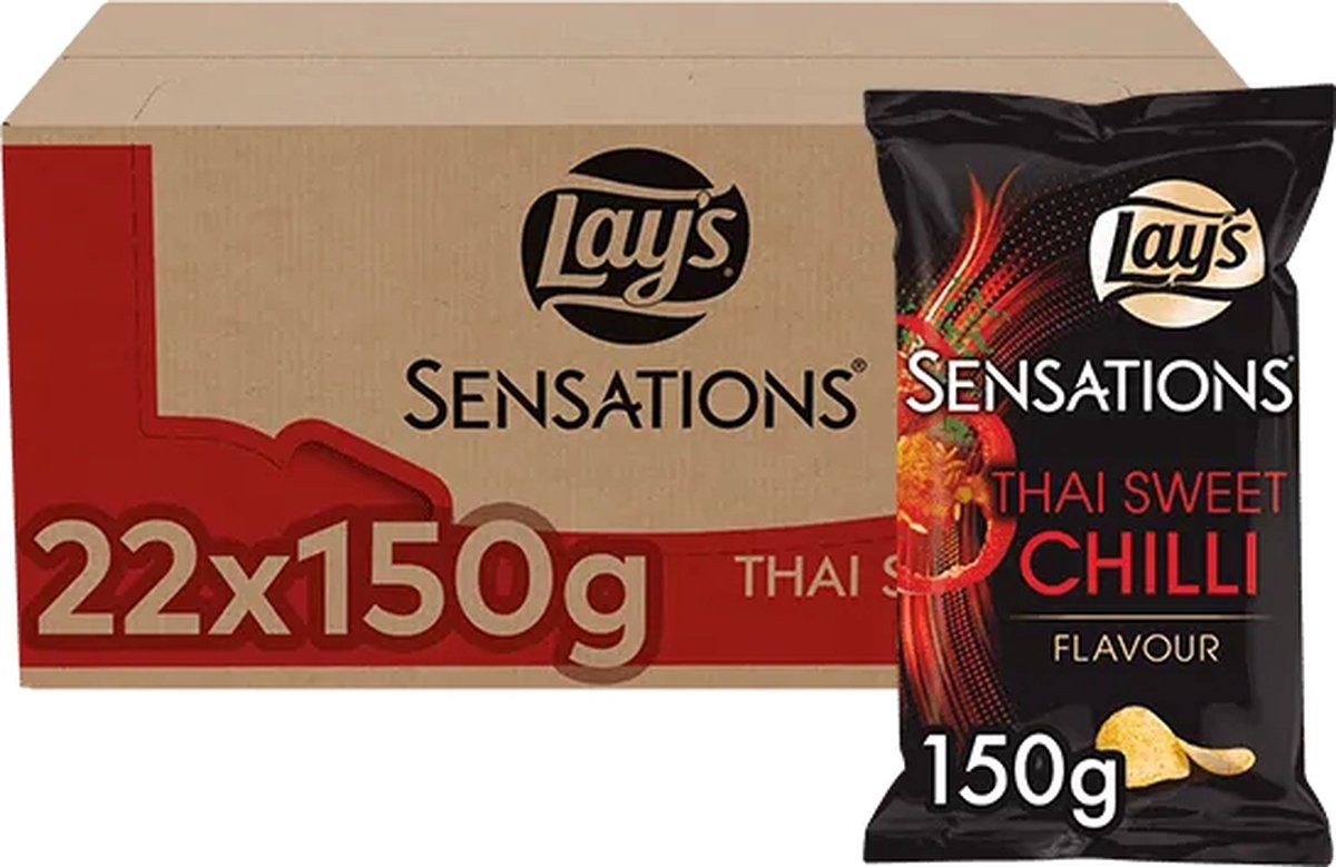 Lay‘s Sensations Thai Sweet Chilli 22 x 150gr