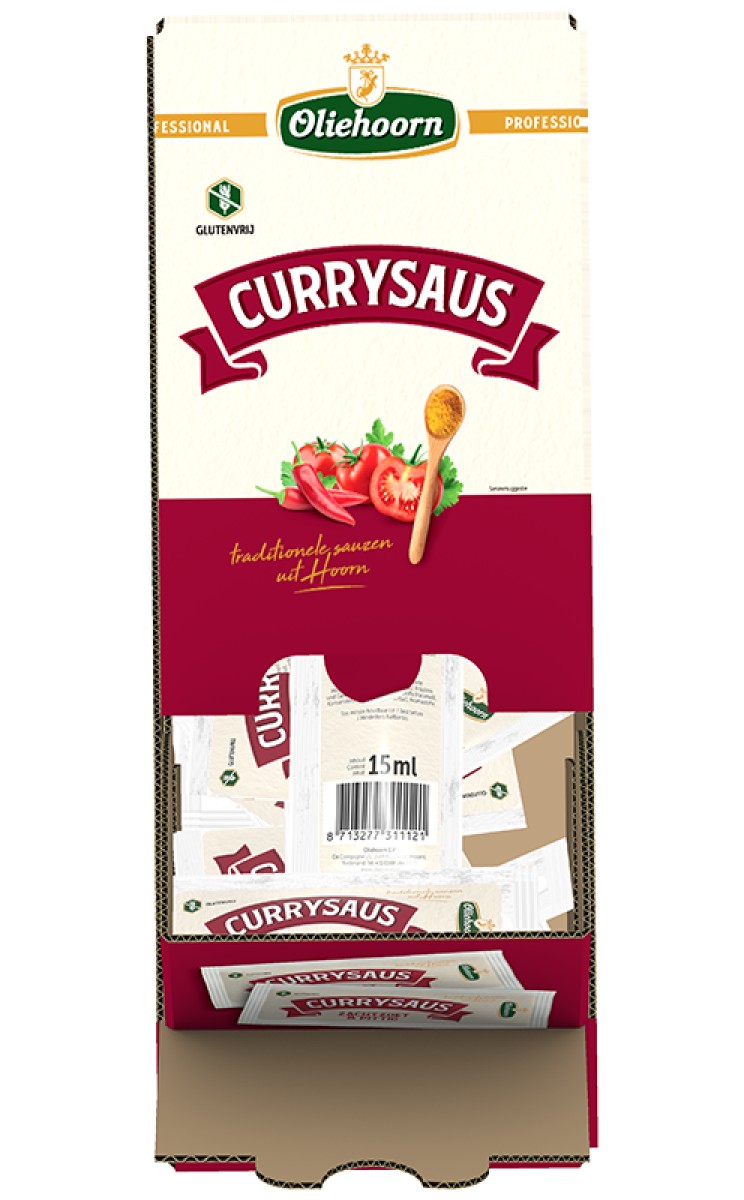 Oliehoorn Currysaus sachets 150 x 15ml